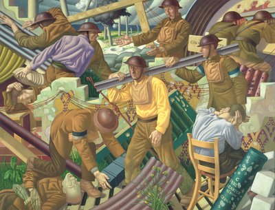 Canadese Observatiepost, 1919 door Colin Unwin Gill
